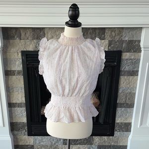 Juniors size Large Sleeveless Blouse NWOT